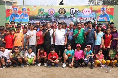 80 Atlet Tenis Bertanding Di Kejurnas Tenis Antar Pelajar Piala Wali Kota Medan